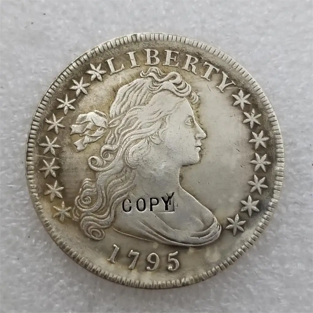 1795 Draped Bust Dollar Copy Coin commemorative coins-replica coins medal coins collectibles
1795 Draped Bust Dollar Copy Coin commemorative coins-replica coins medal coins collectibles