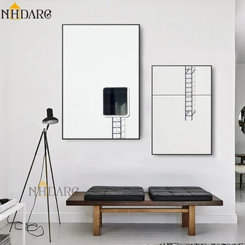 Modern Minimalist Black White Staircase Design Canvas Painting Nordic Posters And Prints Art Wall Pictures For Living Room Decor
Modern Minimalist Black White Staircase Design Canvas Painting Nordic Posters And Prints Art Wall Pictures For Living Room Decor