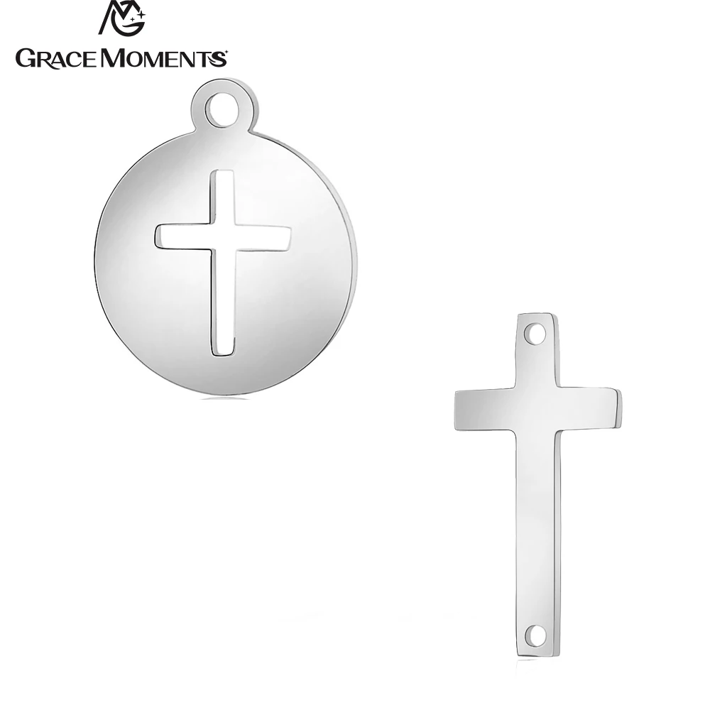 10pcs/Lot 316L Stainless Steel Charms Polishing Cross Charms Pendants for Jewelry Making Bracelet DIY Handmade Accessories Gift
10pcs/Lot 316L Stainless Steel Charms Polishing Cross Charms Pendants for Jewelry Making Bracelet DIY Handmade Accessories Gift