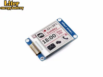 Waveshare 1.54''e-paper,200x200,1.54inch E-Ink display,Three Display color: red, black, white.SPI interface,No backlight
Waveshare 1.54''e-paper,200x200,1.54inch E-Ink display,Three Display color: red, black, white.SPI interface,No backlight
