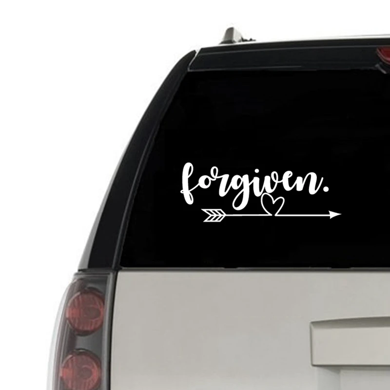 Christian Forgiven Car Decal