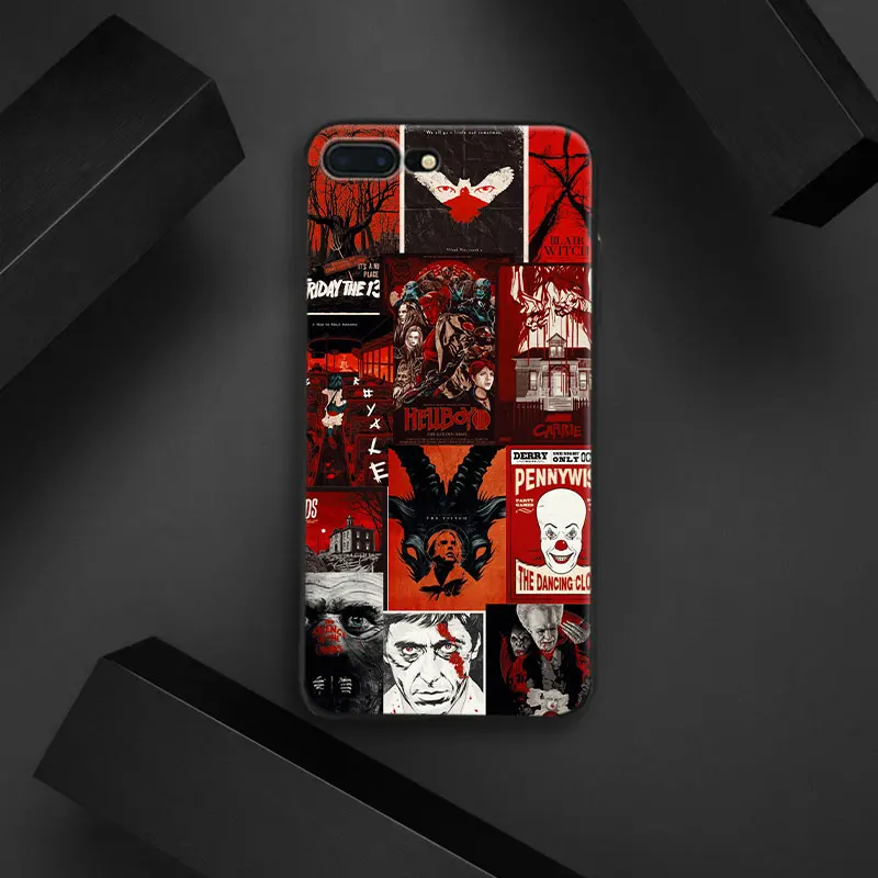 Vintage Horror movie icons Collages Art Tpu Soft Silicone Phone Case Cover Shell For Apple IPhone 5 5s SE 6 6s 7 8 Plus X 10
Vintage Horror movie icons Collages Art Tpu Soft Silicone Phone Case Cover Shell For Apple IPhone 5 5s SE 6 6s 7 8 Plus X 10