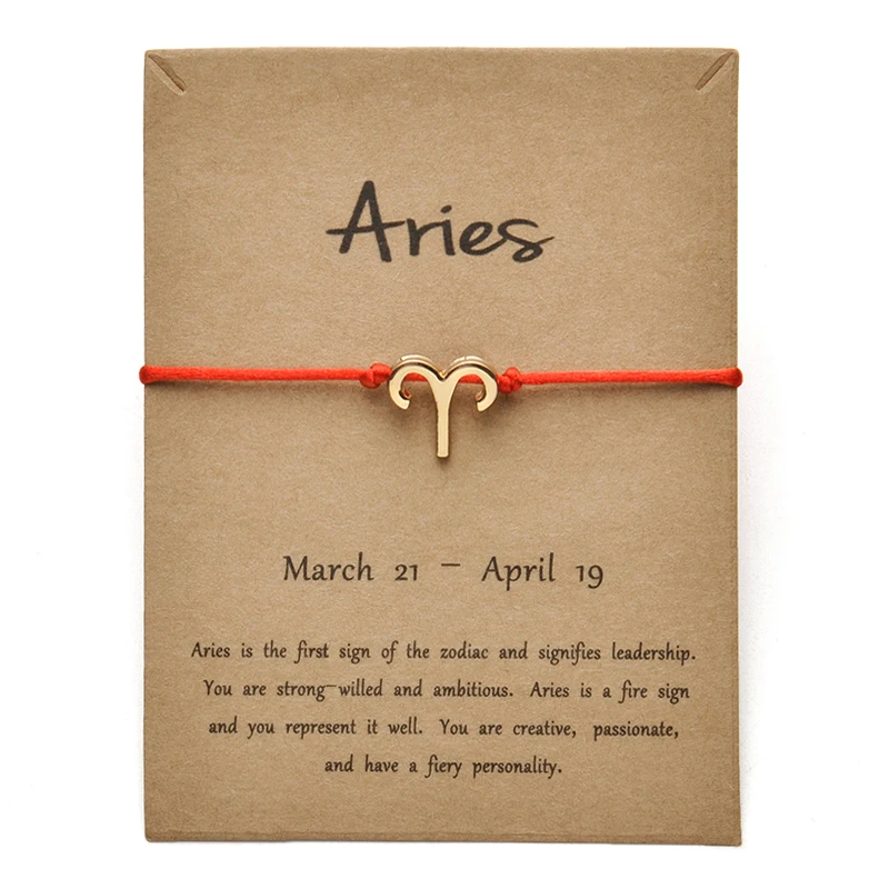 Red Colors Gold Card Fashion Jewelry 12 Constellations Zodiac Woven Bracelet Bangles For Women
Red Colors Gold Card Fashion Jewelry 12 Constellations Zodiac Woven Bracelet Bangles For Women
