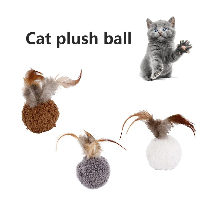 Funny Pet Toys Ball Feather Mint Toy Cat Teaser Playing Ball Interactive Training Toys SDF-SHIP
Funny Pet Toys Ball Feather Mint Toy Cat Teaser Playing Ball Interactive Training Toys SDF-SHIP