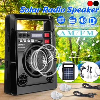 Outdoor Solar Dynamos AM/FM Radio Power Bank with LED Lamp TF USB Speaker Power Bank Function For Phone Emergency Power Supply
Outdoor Solar Dynamos AM/FM Radio Power Bank with LED Lamp TF USB Speaker Power Bank Function For Phone Emergency Power Supply
