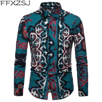 FFXZSJ 2019 New Arrivals Spring Men's Printed Shirts Male Slim Fit Long Sleeve Party Shirt Men Printed Shirts Top Wear Clothes
FFXZSJ 2019 New Arrivals Spring Men's Printed Shirts Male Slim Fit Long Sleeve Party Shirt Men Printed Shirts Top Wear Clothes