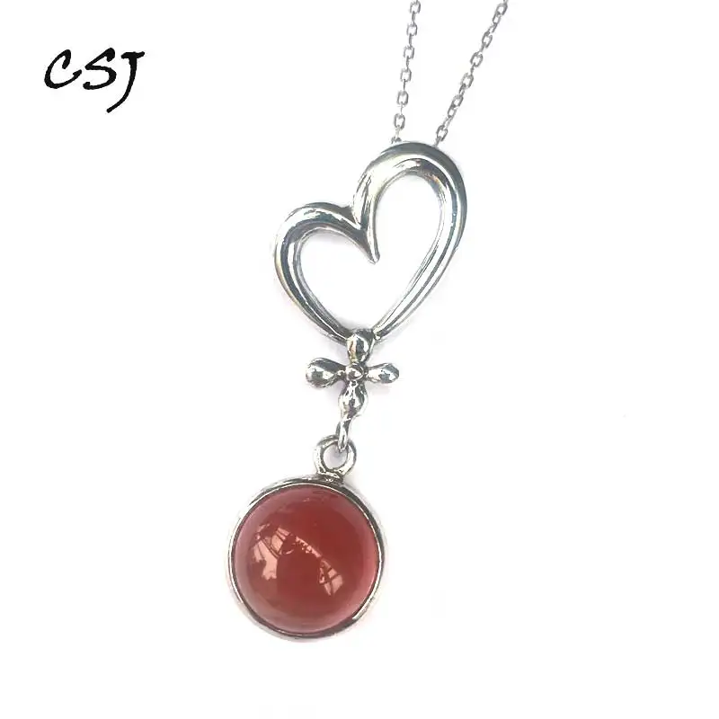 CSJ Natural Red Rhodochrosite Pandent Ruby Emerald Polished Necklace Pendant Fine Jewelry Women Party Wedding
CSJ Natural Red Rhodochrosite Pandent Ruby Emerald Polished Necklace Pendant Fine Jewelry Women Party Wedding