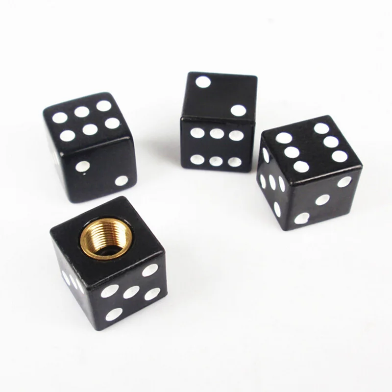 4PCS Black Mountain Bike Tire Air Valve Stem Dust Caps Bicycle Dice Valve Caps Car Trunk Bike Wheel Rims Accessories
4PCS Black Mountain Bike Tire Air Valve Stem Dust Caps Bicycle Dice Valve Caps Car Trunk Bike Wheel Rims Accessories