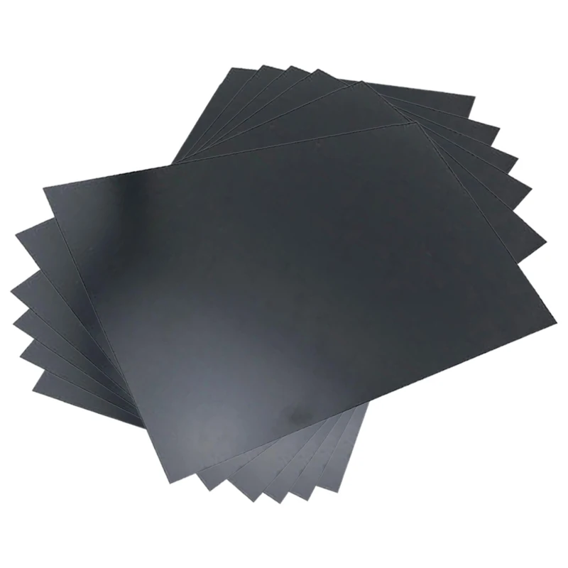 DWZ 1Pc Black Durable ABS Styrene Plastic Flat Sheet Plate 1mm x 200mm x 300mm