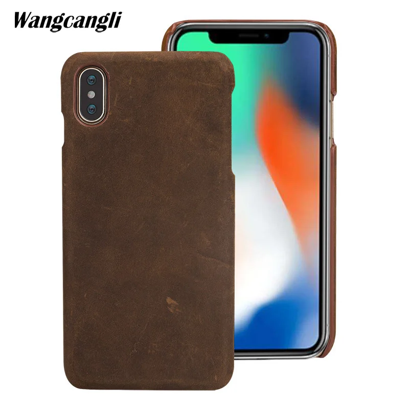 wangcangli Fashion new leather retro crazy horse skin for iPhone x case handmade custom business retro crazy horse skin
wangcangli Fashion new leather retro crazy horse skin for iPhone x case handmade custom business retro crazy horse skin