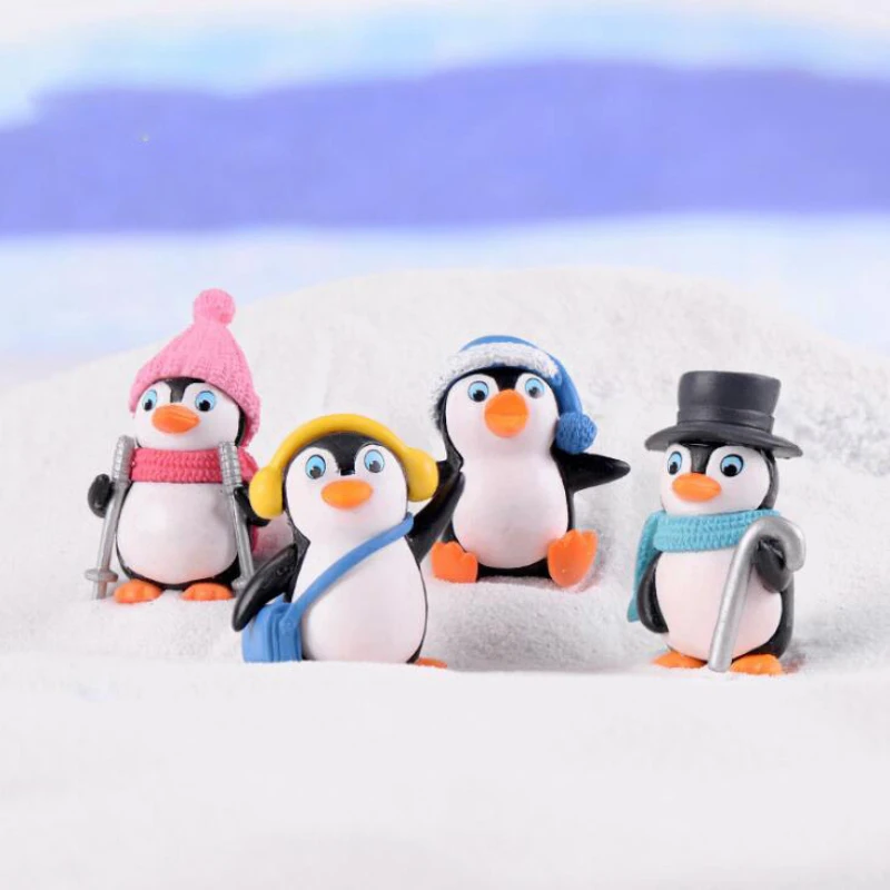 4pc Penguin Doll Mini Animal Ornaments Miniatura Garden Home Bonsai Decoration Miniature Pvc Craft Micro Decor DIY Cake Topper
4pc Penguin Doll Mini Animal Ornaments Miniatura Garden Home Bonsai Decoration Miniature Pvc Craft Micro Decor DIY Cake Topper