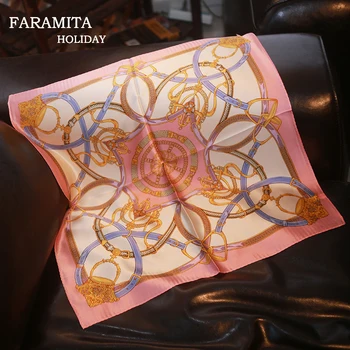 Faramita Holiday Office Lady Square Headwear Scarf 100% Mulberry Silk Printed Pink Women Ladies Scarves Shawls Decorative Small
Faramita Holiday Office Lady Square Headwear Scarf 100% Mulberry Silk Printed Pink Women Ladies Scarves Shawls Decorative Small