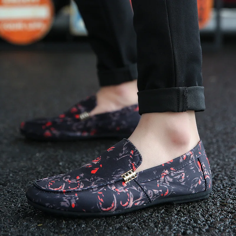 2019 Spring and Autumn Men's Casual Fashion Shoes Men's Lazy Shoes Set Foot Men's Shoes Floral Flower Tip 46
2019 Spring and Autumn Men's Casual Fashion Shoes Men's Lazy Shoes Set Foot Men's Shoes Floral Flower Tip 46