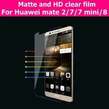 HD прозрачная глянцевая пленка для Huawei mate 2 MT2 L05 7 MT7 TL10 mini 8 матовая