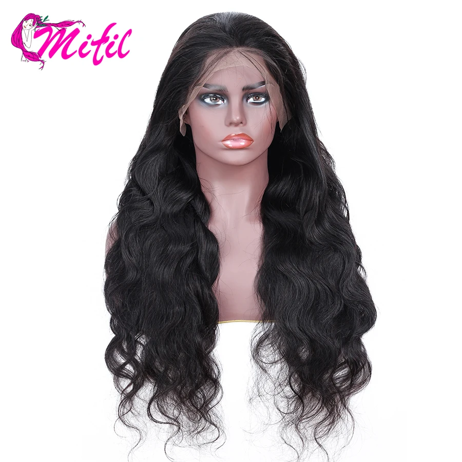 Mifil 13x4 Lace Front Human Hair Wigs for Black Women Remy Brazilian Hair Natural Color Body Wave Lace Front Wigs with Baby Hair
Mifil 13x4 Lace Front Human Hair Wigs for Black Women Remy Brazilian Hair Natural Color Body Wave Lace Front Wigs with Baby Hair