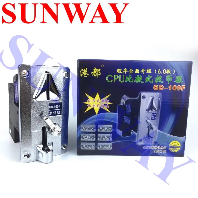 GD100F CPU Comparable Coin Acceptor mech for Arcade game machine Vending machine single coin or token coin selector
GD100F CPU Comparable Coin Acceptor mech for Arcade game machine Vending machine single coin or token coin selector