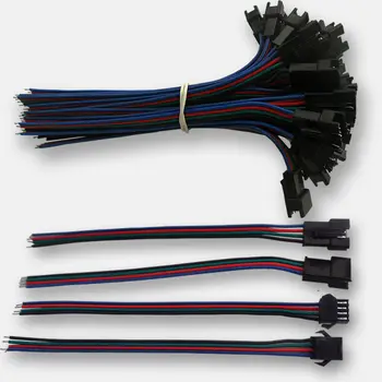 500pairs 4 PIN Male/Female Connector For 5050 Dream Color 6803/1812 /8806 LED RGB Strip
500pairs 4 PIN Male/Female Connector For 5050 Dream Color 6803/1812 /8806 LED RGB Strip