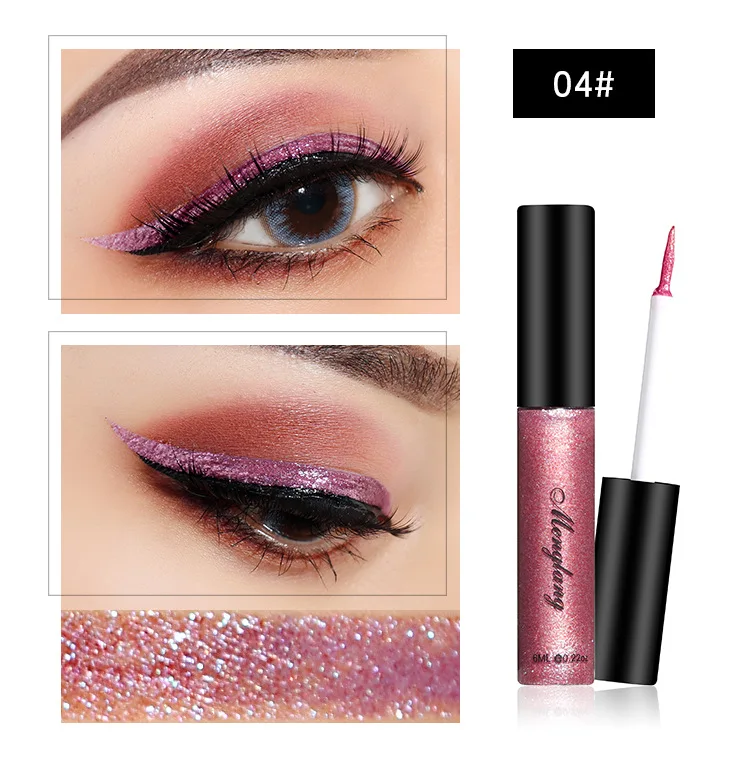 Long Lasting Waterproof Liquid Glitter Eyeliner Pencils White Gold Color Shining Shimmer Brand Eye Liner Makeup Pen
Long Lasting Waterproof Liquid Glitter Eyeliner Pencils White Gold Color Shining Shimmer Brand Eye Liner Makeup Pen