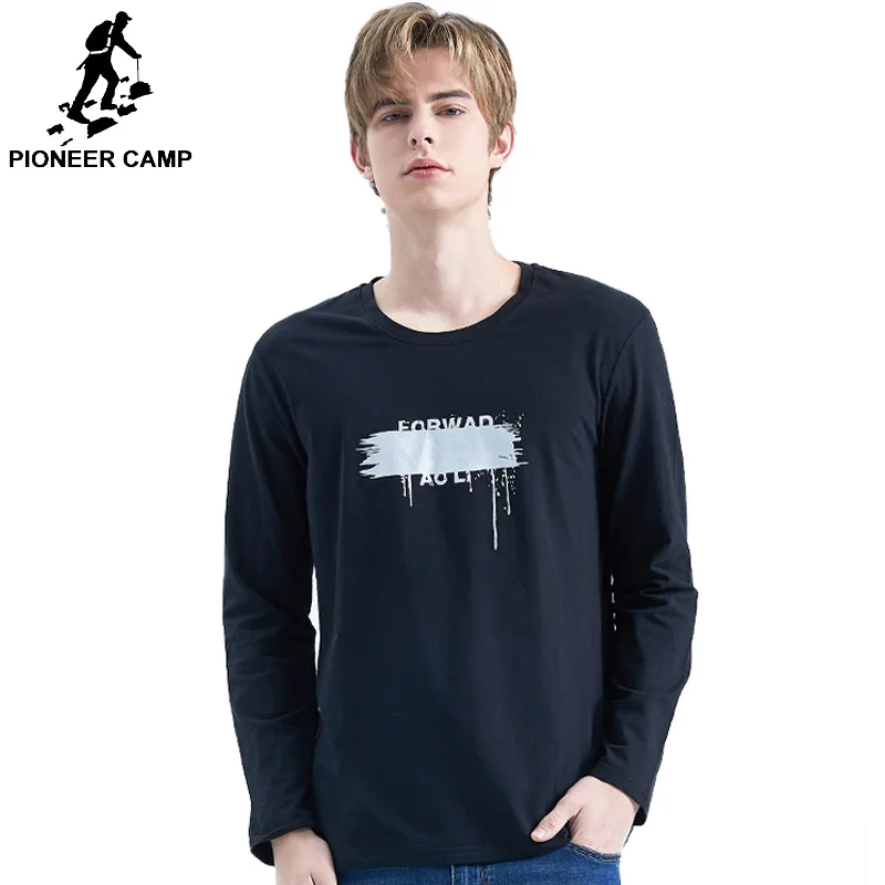 Pioneer Camp Long Sleeve T Shirts Men Technology Silver Printed Cotton T Shirt Autumn Casual Brand Clothings ACT901542
Pioneer Camp Long Sleeve T Shirts Men Technology Silver Printed Cotton T Shirt Autumn Casual Brand Clothings ACT901542
