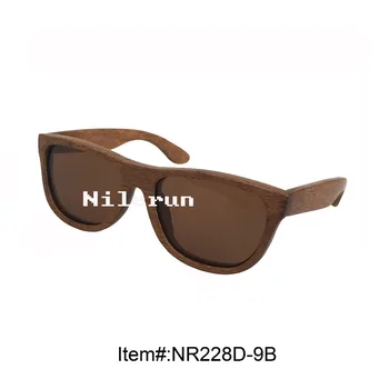 fashion unisex women men carbonized bamboo eyewear sunglasses