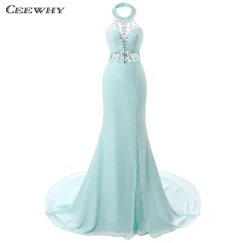 Halter Court Train Rhinestone Luxury Long Evening Dress 2017 Trumpet/Mermaid Dress Vestido de Festa Special Occasion Gowns
Halter Court Train Rhinestone Luxury Long Evening Dress 2017 Trumpet/Mermaid Dress Vestido de Festa Special Occasion Gowns