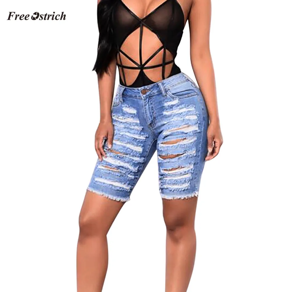 Free Ostrich Clothes Women Jeans Slim Washed Ripped Hole Short Mini Jeans Denim Sexy Pants Shorts summer slim Feminino Jeans
Free Ostrich Clothes Women Jeans Slim Washed Ripped Hole Short Mini Jeans Denim Sexy Pants Shorts summer slim Feminino Jeans