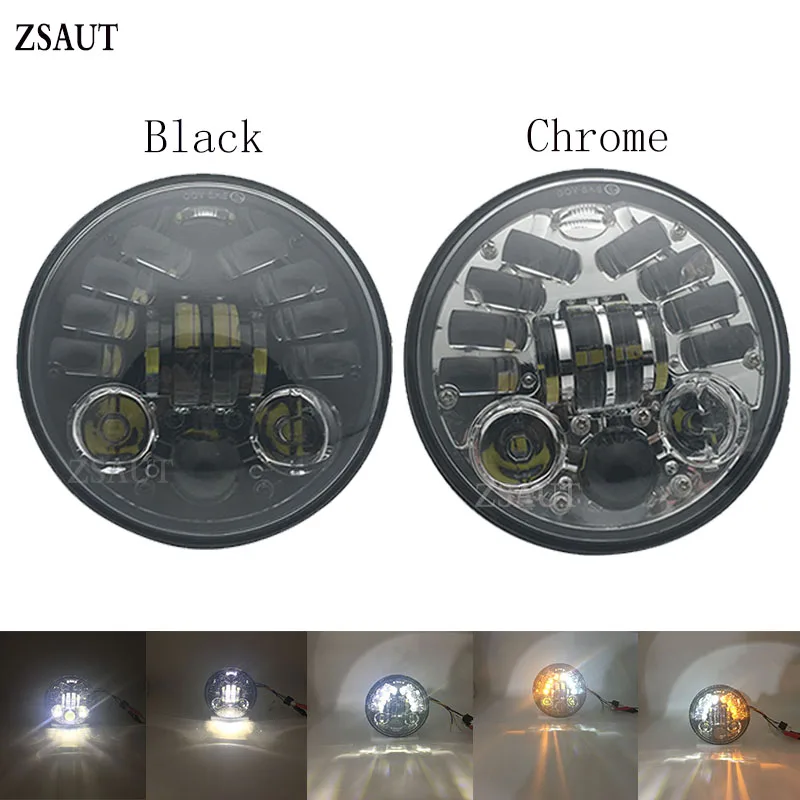 5.75 inch led projector headlight with White DRL lights For Honda Shadow Aero Phantom VLX 600 750 VT 1100
5.75 inch led projector headlight with White DRL lights For Honda Shadow Aero Phantom VLX 600 750 VT 1100