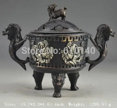 Asian Copper Old Hand Hammered Dragon Kirin Exorcism Collectable Incense Burner
Asian Copper Old Hand Hammered Dragon Kirin Exorcism Collectable Incense Burner