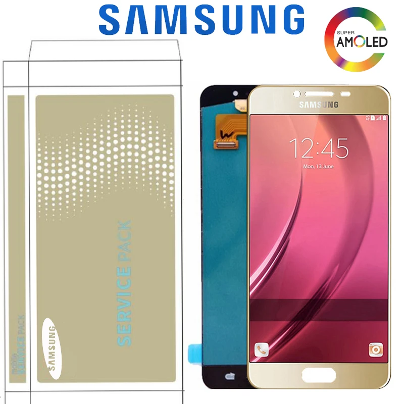 Original 5.7" Super AMOLED LCD Display For Samsung Galaxy C7 LCD Display C7000 With Touch Screen Digitizer Replacement Repair
Original 5.7" Super AMOLED LCD Display For Samsung Galaxy C7 LCD Display C7000 With Touch Screen Digitizer Replacement Repair