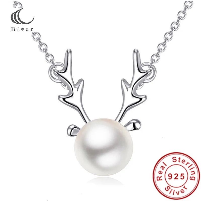 925 Sterling Silver Antlers Simulated Pearl Crystal Necklace Christmas Jewelery Latest Wedding Jewelry 
925 Sterling Silver Antlers Simulated Pearl Crystal Necklace Christmas Jewelery Latest Wedding Jewelry