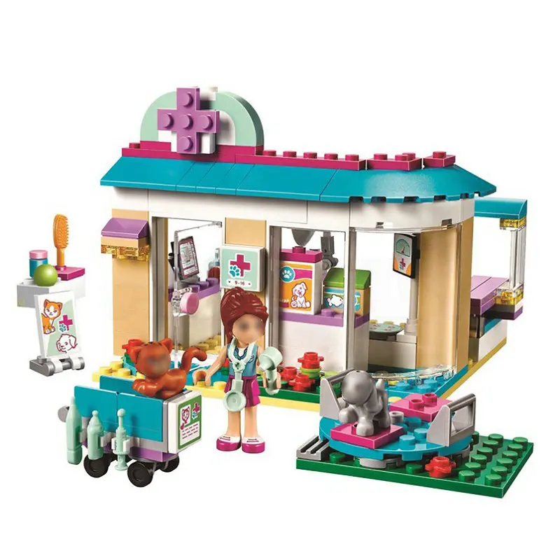 203pcs Friends Series Pet Hospital Vet Clinic Model Building Blocks Compatible With Legoings Children Toys Bricks
203pcs Friends Series Pet Hospital Vet Clinic Model Building Blocks Compatible With Legoings Children Toys Bricks