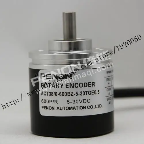 The does not throw a pulse ACT38 / 6-600BZ-5-30TGE0.5 rotary encoder 600 lines outside diameter of 38mm
The does not throw a pulse ACT38 / 6-600BZ-5-30TGE0.5 rotary encoder 600 lines outside diameter of 38mm