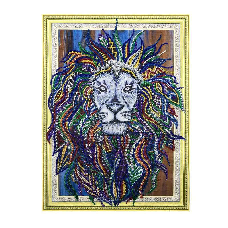 1Set Lion 5D Special Shaped Diamond Painting Embroidery Needlework Rhinestone Crystal Cross Craft Stitch Kit DIY
1Set Lion 5D Special Shaped Diamond Painting Embroidery Needlework Rhinestone Crystal Cross Craft Stitch Kit DIY