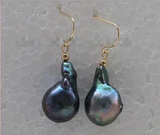 Free shipping Genuine Natural 14x Black Baroque Reborn Keshi Pearl Earrings 14k #f2333!
Free shipping Genuine Natural 14x Black Baroque Reborn Keshi Pearl Earrings 14k #f2333!