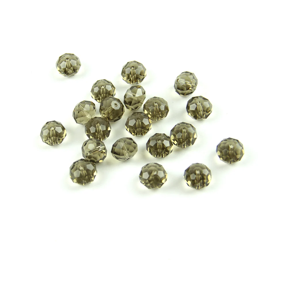 10 Strands/Lot Gray Color Crystal Rondelle Spacer Beads 10-12mm for Jewelry Making Diy Beads for Bracelets and Necklaces
10 Strands/Lot Gray Color Crystal Rondelle Spacer Beads 10-12mm for Jewelry Making Diy Beads for Bracelets and Necklaces