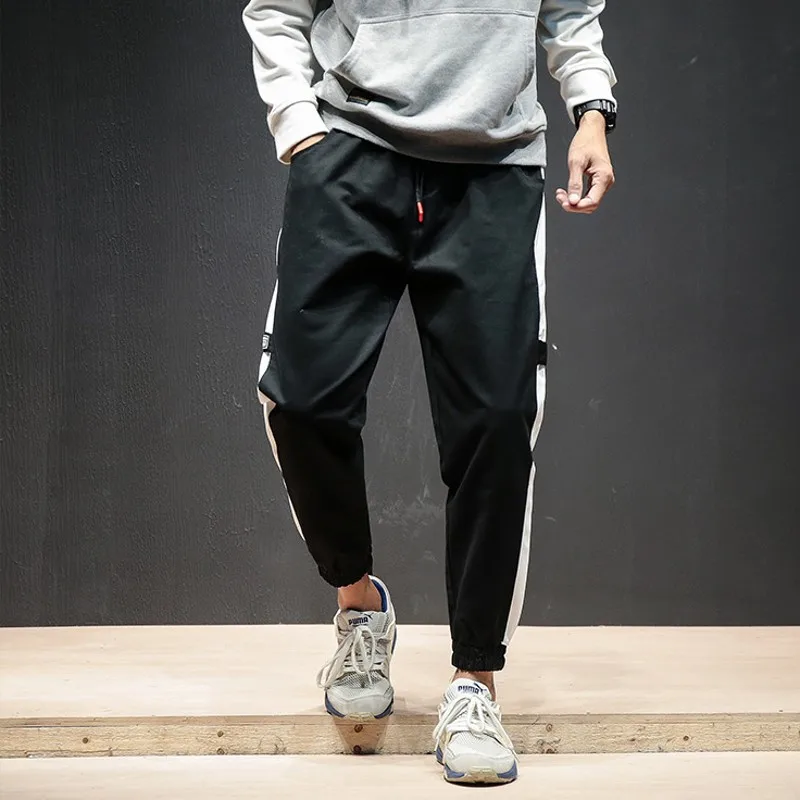 2019 New Mens Jogger Pants Ankle-Length White Striped Cotton Casual Pants Men Plus Size Black Streetwear Trendy Trousers Male
2019 New Mens Jogger Pants Ankle-Length White Striped Cotton Casual Pants Men Plus Size Black Streetwear Trendy Trousers Male