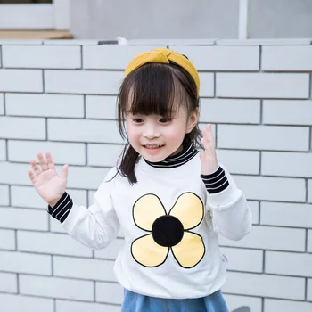 Girls Sweater Spring and Autumn T-shirt New Children Turtleneck Tops Cute Baby Bottoming Shirt
Girls Sweater Spring and Autumn T-shirt New Children Turtleneck Tops Cute Baby Bottoming Shirt