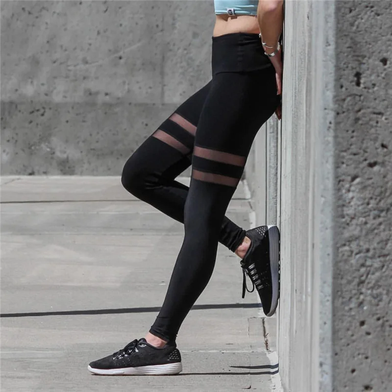 European 2017 Europe and the United States women's double loop network yarn splicing sexy sports fitness pants leggings
European 2017 Europe and the United States women's double loop network yarn splicing sexy sports fitness pants leggings