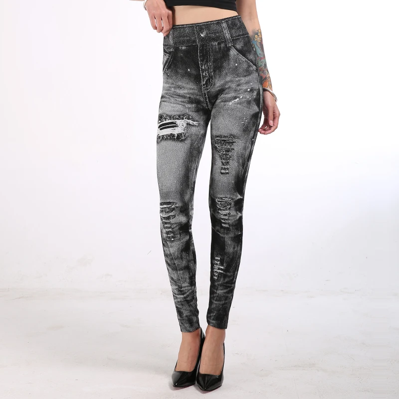 S-3XL 2019 Imitation Cowboy Printed Leggings Women High Waist Slim Elastic Pencil Pants Plus Size Sexy Jeans Leggings Red Gray
S-3XL 2019 Imitation Cowboy Printed Leggings Women High Waist Slim Elastic Pencil Pants Plus Size Sexy Jeans Leggings Red Gray