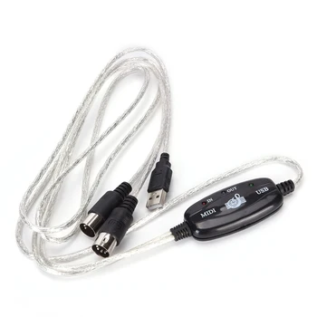 HOT Keyboard to PC USB MIDI Cable Converter PC to Music Keyboard Cord USB 16 IN-OUT MIDI channels Interface Cable In stock
HOT Keyboard to PC USB MIDI Cable Converter PC to Music Keyboard Cord USB 16 IN-OUT MIDI channels Interface Cable In stock