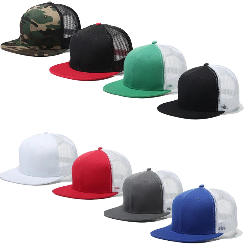 Summer Breathable Flat Brim Camo Baseball Cap Mesh Snapback Men Hip Hop Hats Camouflage Black White Red Grey Royal Blue
Summer Breathable Flat Brim Camo Baseball Cap Mesh Snapback Men Hip Hop Hats Camouflage Black White Red Grey Royal Blue