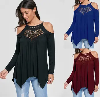 Fashion Casual Women Ladies Long Sleeve Cotton Tops Pullovers Blouses Shirts Black Red Blue
Fashion Casual Women Ladies Long Sleeve Cotton Tops Pullovers Blouses Shirts Black Red Blue
