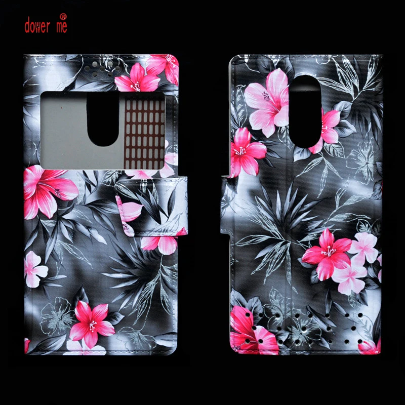 dower me New Fashion Colorful PU Leather Flip Case Cover For Fly FS523 Cirrus 16 Smartphone | Мобильные телефоны и