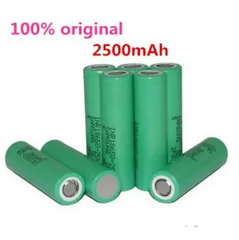 18650 battery for Samsung Original INR18650 25R 20A discharge lithium batteries, 2500mAh electronic cigarette Power Battery
18650 battery for Samsung Original INR18650 25R 20A discharge lithium batteries, 2500mAh electronic cigarette Power Battery