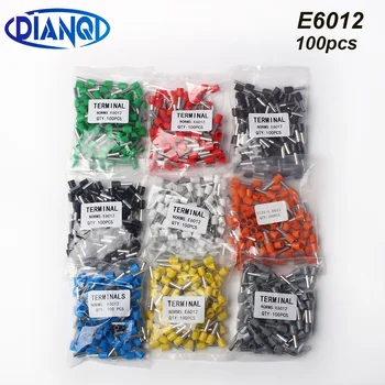 E6012 Tube insulating terminals 6MM2 1000PCS/Pack Cable Wire Connector Insulating Crimp Terminal Insulated Connector E-
E6012 Tube insulating terminals 6MM2 1000PCS/Pack Cable Wire Connector Insulating Crimp Terminal Insulated Connector E-