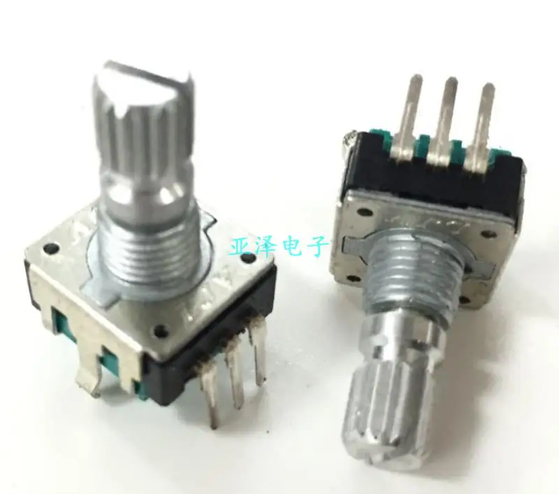2PCS/LOT LJV high quality EC12 type metal handle digital encoder with switch 24, positioning with thread saw tooth, shaft length
2PCS/LOT LJV high quality EC12 type metal handle digital encoder with switch 24, positioning with thread saw tooth, shaft length