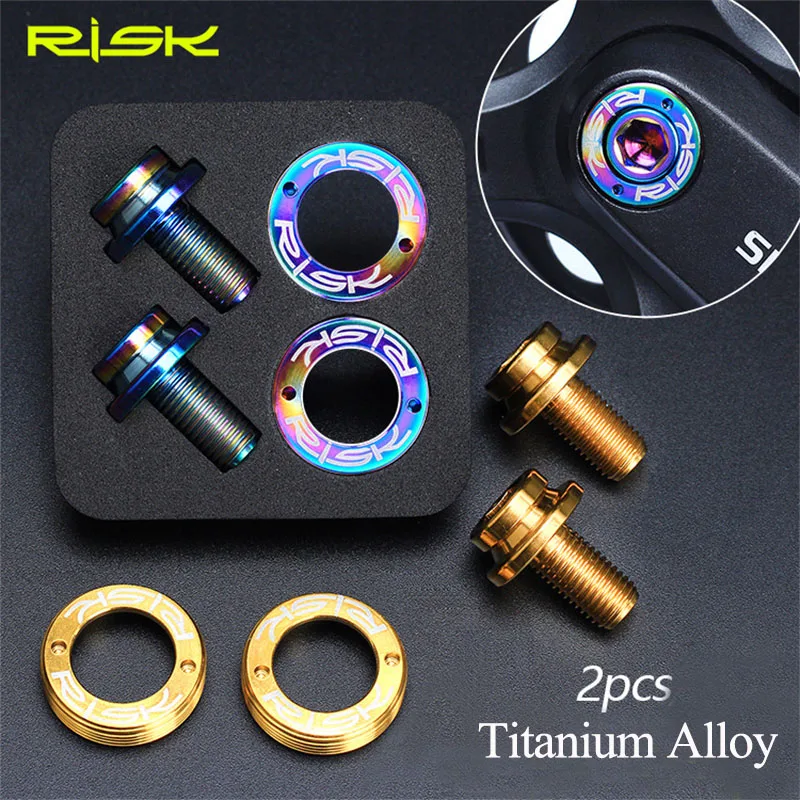 RISK 2sets M8*15mm Square Hole Titanium MTB Bike Bottom Bracket Bolt Waterproof Bicycle Bottom Bracket Crank Fixed Screw M8x15mm
RISK 2sets M8*15mm Square Hole Titanium MTB Bike Bottom Bracket Bolt Waterproof Bicycle Bottom Bracket Crank Fixed Screw M8x15mm