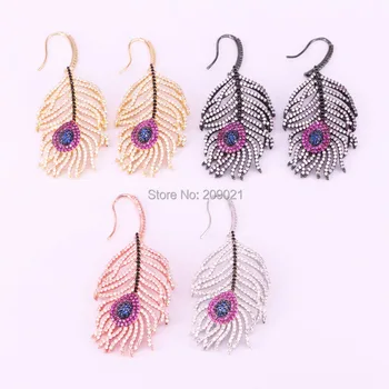 New Design 3Pairs Mix Color Micro pave CZ Leaf earrings jewelry fashion earrings gift for women
New Design 3Pairs Mix Color Micro pave CZ Leaf earrings jewelry fashion earrings gift for women