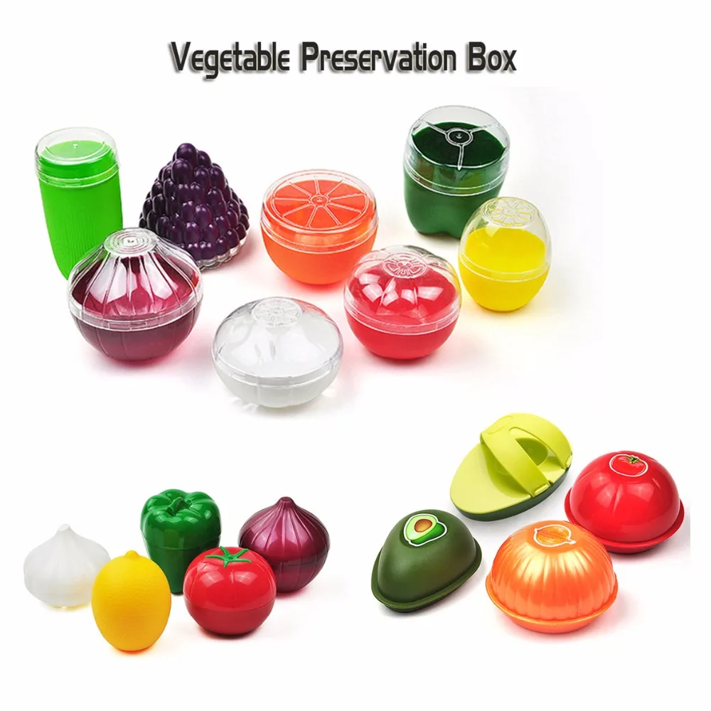 1pc Cute Kitchen Vegetable Fruits Green Pepper Crisper Food Containers Lemon Tomatoes Onion Shaped Plastic Fresh Storage Box
1pc Cute Kitchen Vegetable Fruits Green Pepper Crisper Food Containers Lemon Tomatoes Onion Shaped Plastic Fresh Storage Box