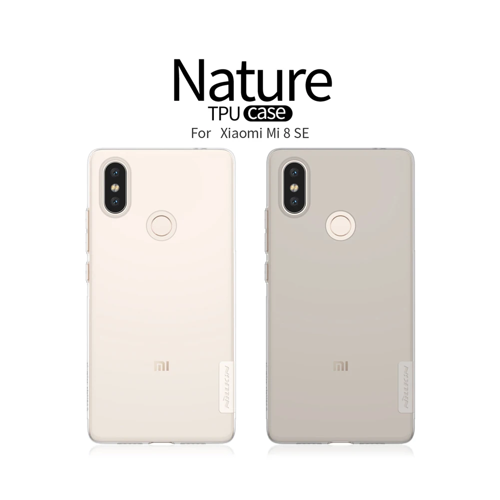 Для Xiaomi mi 8 SE чехол NILLKIN Ультра тонкий ТПУ для mi8 облегающие Чехлы задняя крышка
